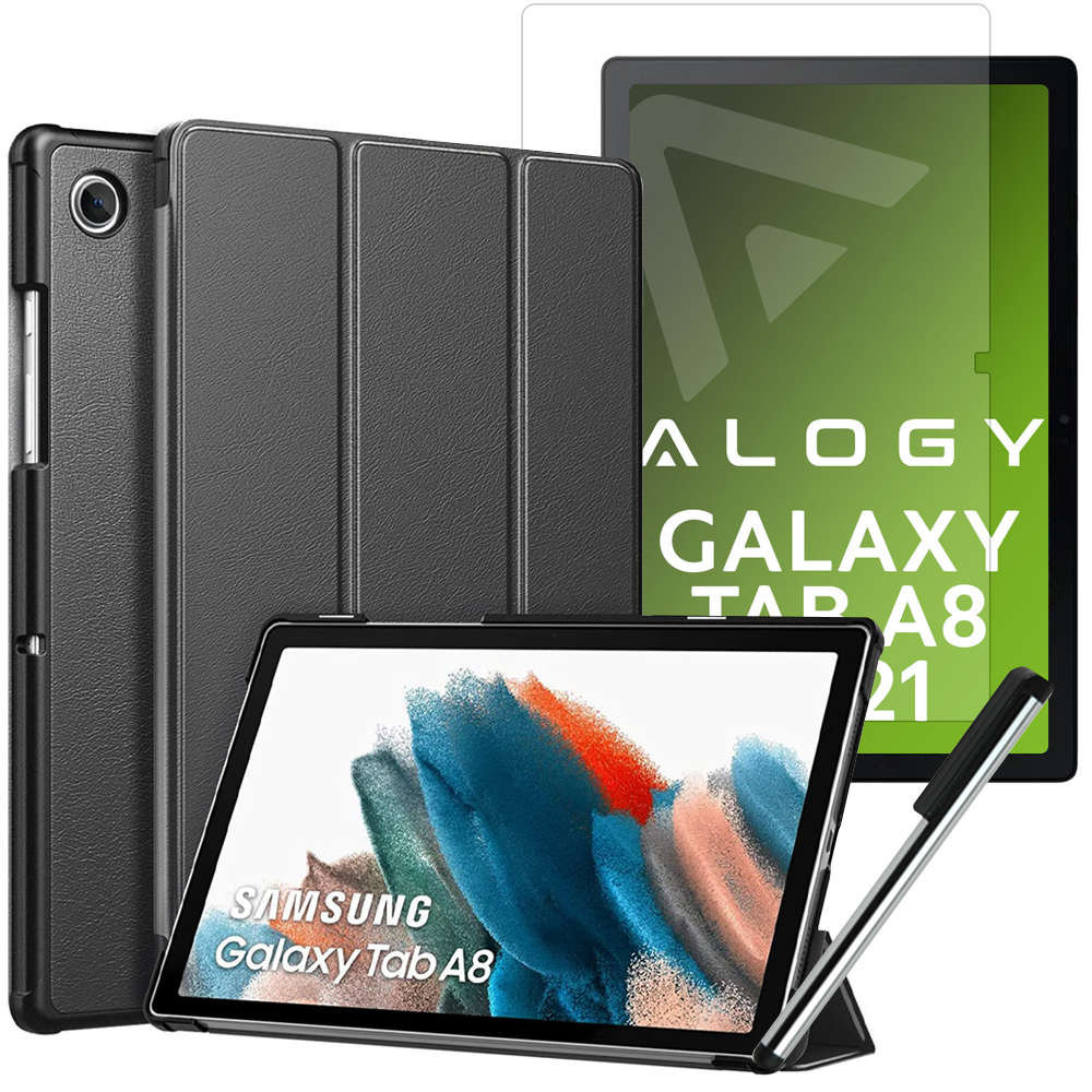 Zdjęcia - Etui Alogy   Book Cover do Samsung Galaxy Tab A8  SM-X200/SM-X205 Szary  2021