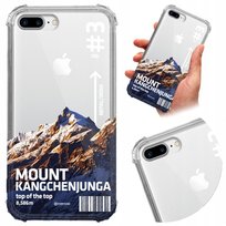ETUI ANTI-SHOCK do IPHONE 8 PLUS Góry CLIMB Wzory Funnycase
