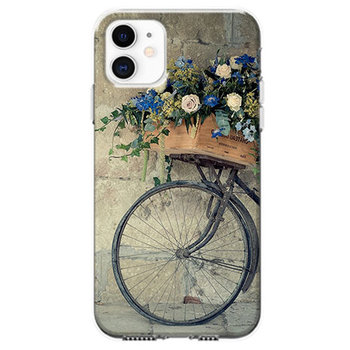 Etui, Apple iPhone 11, Rower z kwiatami - EtuiStudio