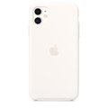Etui Apple iPhone 11 Silikonowe Białe MWVX2ZM/A Plecki  - Apple