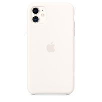 Etui Apple iPhone 11 Silikonowe Białe MWVX2ZM/A Plecki 