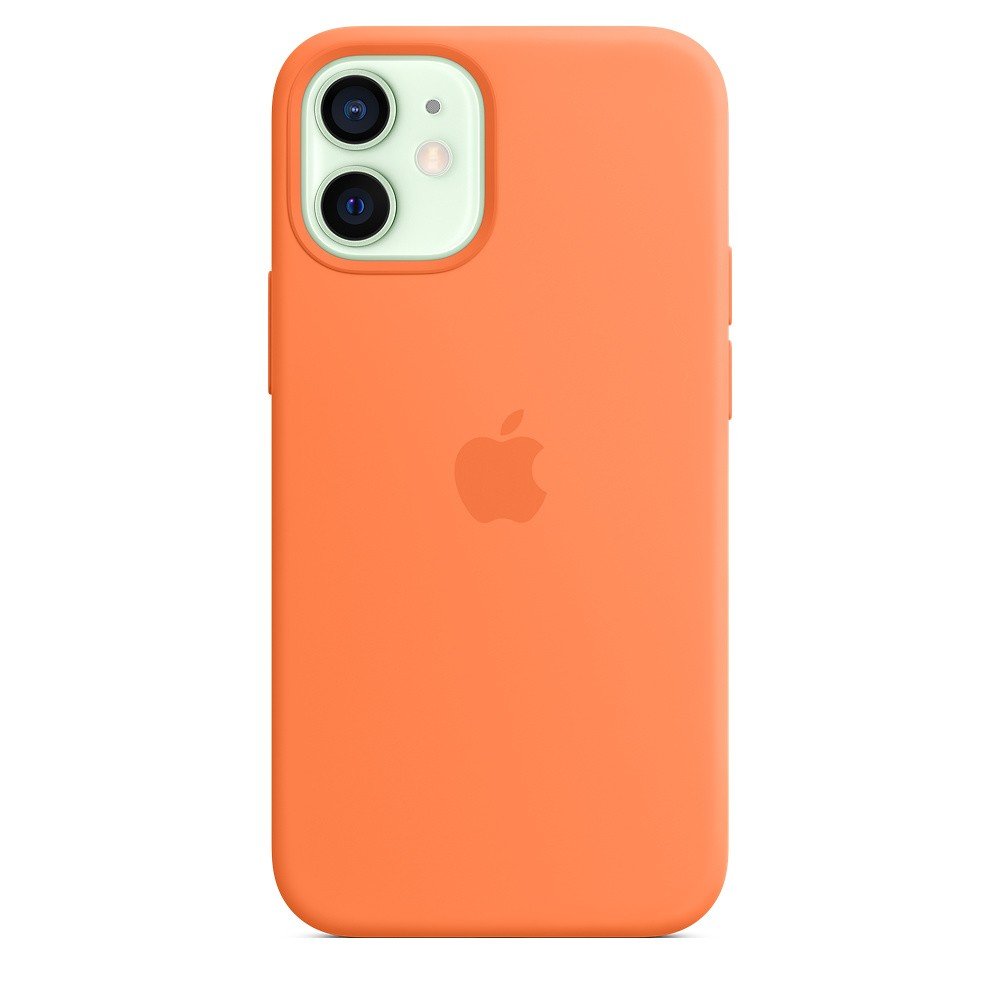 Etui Apple iPhone 12 Mini Silikonowe Kumkwat Pomarańczowe MHKP3ZM