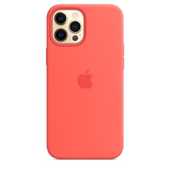 Etui Apple iPhone 12 Pro Max Silikonowe Pink Citrus Grejpfrutowe MHL93ZM/A MagSafe - Apple