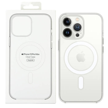Etui Apple iPhone 13 Pro MAX Plecki Przeźroczyste Ramka MagSafe MM313ZM/A - Apple