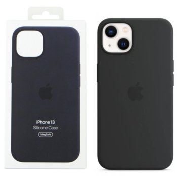 Etui Apple iPhone 13 Silikonowe Czarne Midnight MM2A3ZM/A MagSafe - Apple