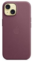 Etui Apple iPhone 15 FineWoven MT3E3ZM/A Mulberry Z Tkaniny MagSafe Bordowe