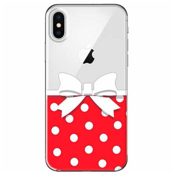 Etui, Apple iPhone XS, Gustowna kokardka  - EtuiStudio