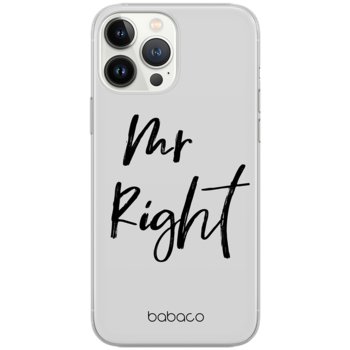 Etui Babaco dedykowane do Iphone 6/ 7 / 8, wzór: Mr Right 001 Etui całkowicie zadrukowane, oryginalne i oficjalnie licencjonowane - ERT Group