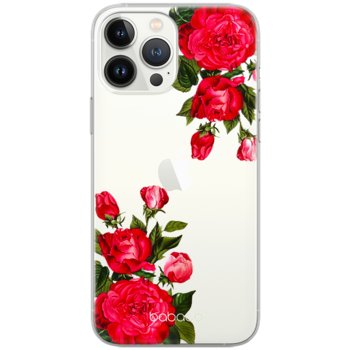 Etui Babaco dedykowane do Iphone XS Max, wzór: Kwiaty 007 Etui częściowo przeźroczyste, oryginalne i oficjalnie licencjonowane - ERT Group