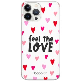 Etui Babaco dedykowane do Xiaomi POCOPHONE X3, wzór: Feel the love 001 Etui częściowo przeźroczyste, oryginalne i oficjalnie licencjonowane-Zdjęcie-0