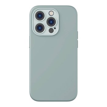 Etui Baseus Liquid Silica Gel do iPhone 14 Pro Max (zielone) +szkło hartowane +zestaw czyszczący - Baseus