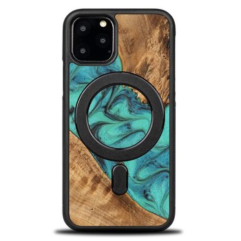 Etui Bewood Unique na iPhone 11 Pro - Turquoise z MagSafe - Bewood