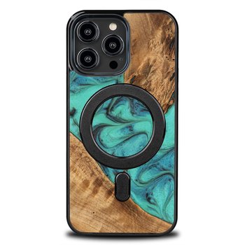 Etui Bewood Unique na iPhone 14 Pro Max - Turquoise z MagSafe - Bewood