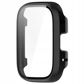 Etui Bizon Case+Glass Watch do Xiaomi Redmi Watch 3 Active, czarne - Bizon