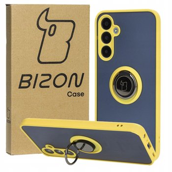 Etui Bizon Case Hybrid Ring do Galaxy A25 5G, żółte - Bizon