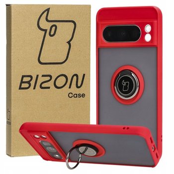Etui Bizon Case Hybrid Ring do Google Pixel 8 Pro, czerwone - Bizon