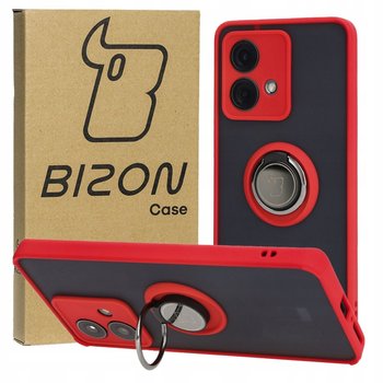 Etui Bizon Case Hybrid Ring Do Motorola Edge 40 Neo, Czerwone - Bizon