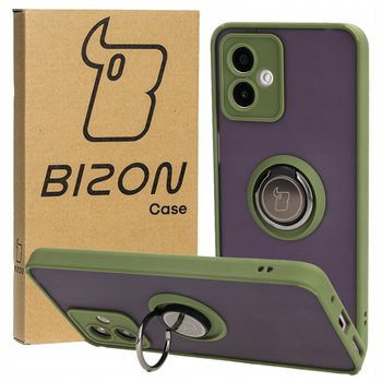 Etui Bizon Case Hybrid Ring Do Motorola Moto G14, Jasnozielone - Bizon