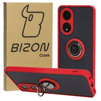 Etui Bizon Case Hybrid Ring Do Oppo A58 4G, Czerwone - Bizon
