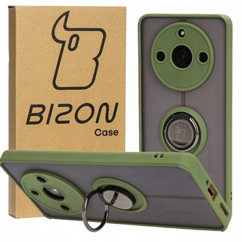 Etui Bizon Case Hybrid Ring Do Realme 11 Pro / 11 Pro+, Jasnozielone - Bizon