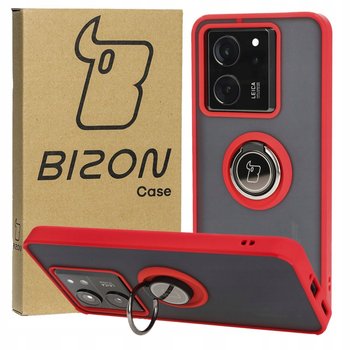 Etui Bizon Case Hybrid Ring do Xiaomi 13T / 13T Pro, czerwone - Bizon