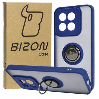 Etui Bizon Case Hybrid Ring do Xiaomi 14, granatowe - Bizon