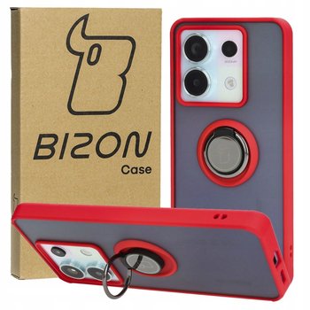 Etui Bizon Case Hybrid Ring do Xiaomi Poco X6 / Redmi Note 13 Pro 5G, czerwone - Bizon