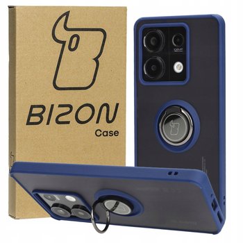 Etui Bizon Case Hybrid Ring do Xiaomi Redmi Note 13 5G, granatowe - Bizon