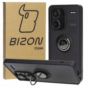 Etui Bizon Case Hybrid Ring do Xiaomi Redmi Note 13 Pro+ 5G, czarne - Bizon