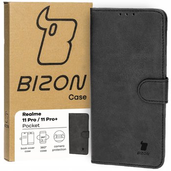 Etui Bizon Case Pocket Do Realme 11 Pro / 11 Pro +, Czarne - Bizon