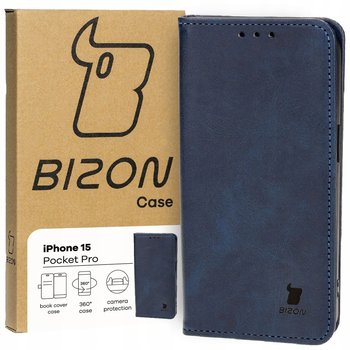 Etui Bizon Case Pocket Pro do Apple iPhone 15, granatowe - Bizon