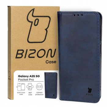 Etui Bizon Case Pocket Pro do Galaxy A25 5G, granatowe - Bizon