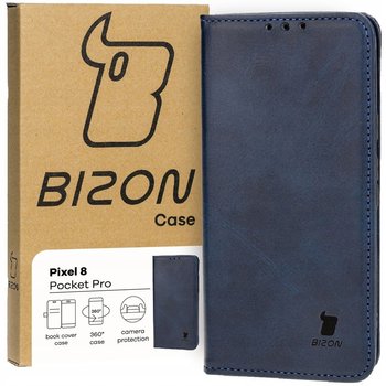 Etui Bizon Case Pocket Pro do Pixel 8, granatowe - Bizon