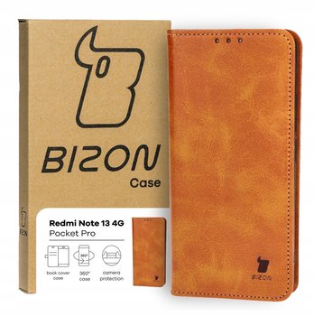 Etui Bizon Case Pocket Pro do Xiaomi Redmi Note 13 4G, brązowe - Bizon