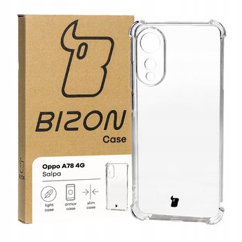 Etui Bizon Case Salpa do Oppo A78 4G, przezroczyste - Bizon