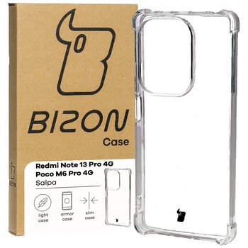 Etui Bizon Case Salpa do Xiaomi Poco M6 Pro 4G / Xiaomi Redmi Note 13 Pro 4G, przezroczyste - Bizon