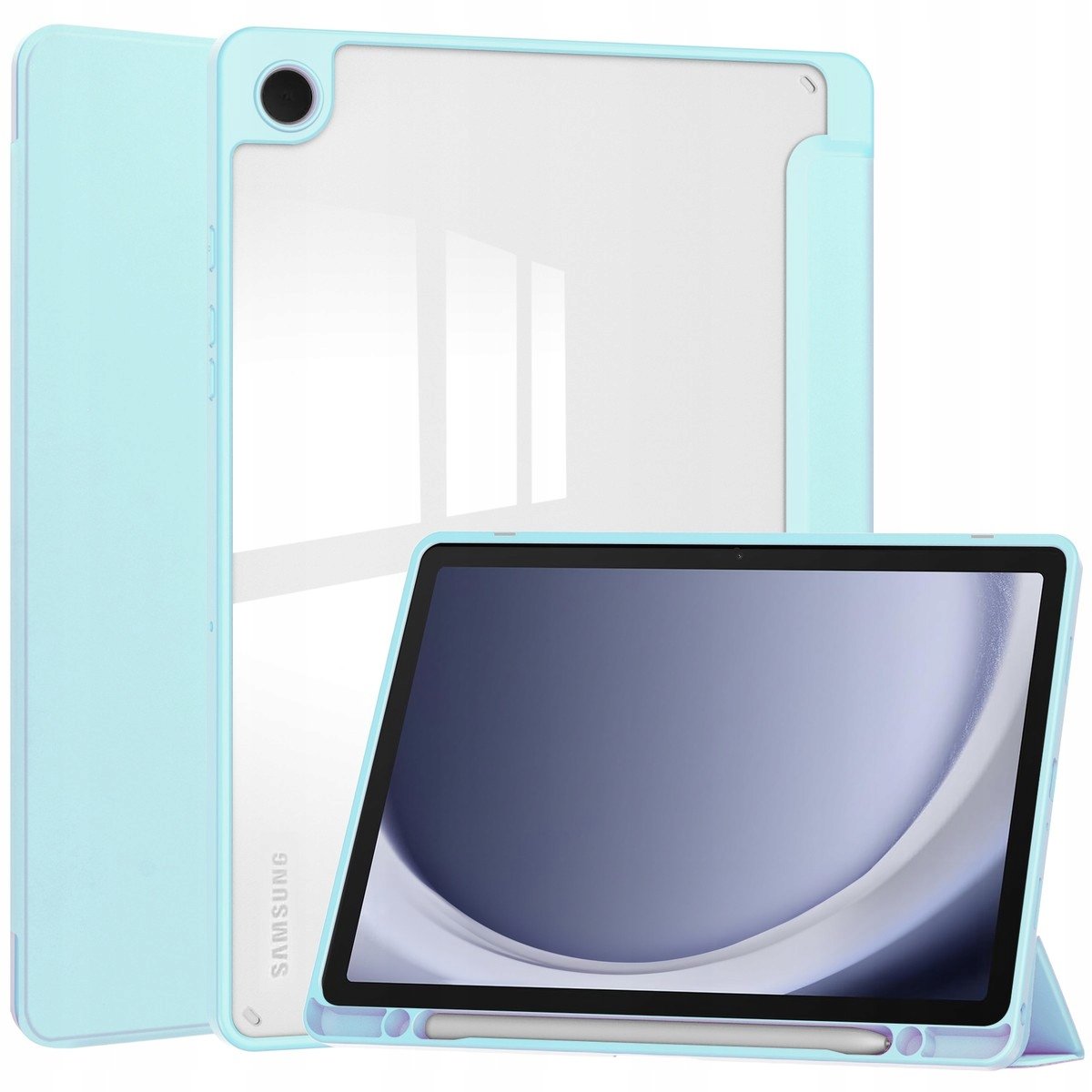 Zdjęcia - Etui Bizon   Case Tab Clear Matt do Galaxy Tab A9 Plus, błękitne 