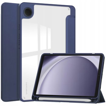 Etui Bizon Case Tab Clear Matt do Samsung Galaxy Tab A9, granatowe - Bizon
