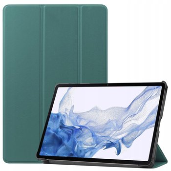 Etui Bizon Case Tab Croc do Galaxy Tab S9, ciemnozielone - Bizon