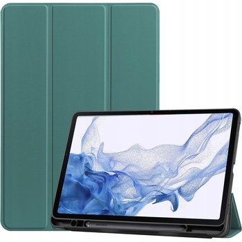 Etui Bizon Case Tab Lizard do Galaxy Tab S8 / S7, ciemnozielone - Bizon
