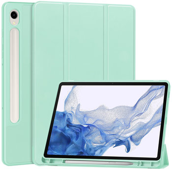 Etui Bizon Case Tab Lizard do Galaxy Tab S9, miętowe - Bizon