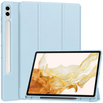 Etui Bizon Case Tab Lizard do Galaxy Tab S9 Plus, błękitne - Bizon