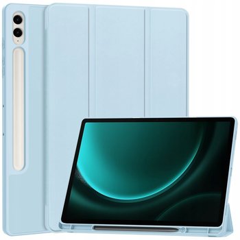 Etui Bizon Case Tab Lizard Do Samsung Galaxy Tab S9 Fe Plus, Błękitne - Bizon