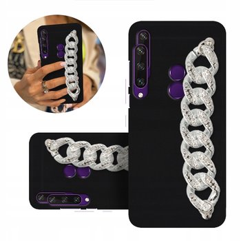 ETUI BLINK Matowe Czarne do HUAWEI Y6P Cyrkonie - Funnycase