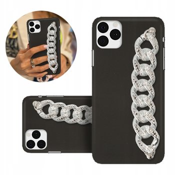 ETUI BLINK Matowe Czarne do IPHONE 11 PRO Cyrkonie - Funnycase
