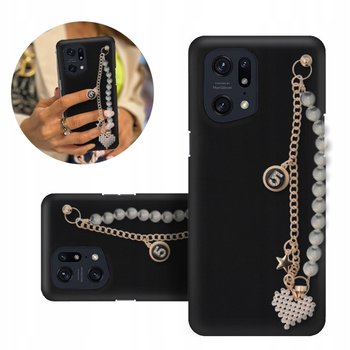 ETUI BLINK Matowe Czarne do OPPO FIND X5 PRO Perły - Funnycase