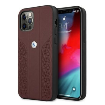 Etui BMW BMHCP12MRSPPR iPhone 12/12 Pro 6,1" czerwony/red hardcase Leather Curve Perforate - BMW