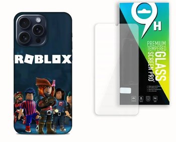 Etui Case Do Apple Iphone 15 Pro + Szkło Hartowane- Roblox Game Gry - Inny producent