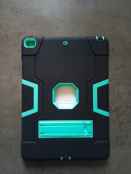 Etui Case do iPad 10,2 Pancerne Czarne z Miętowym - Apple