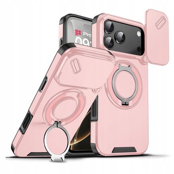 Etui Case do iPhone 17 Pro Max Pancerne Różowe Osłona Aparatu do MagSafe - ProFlo
